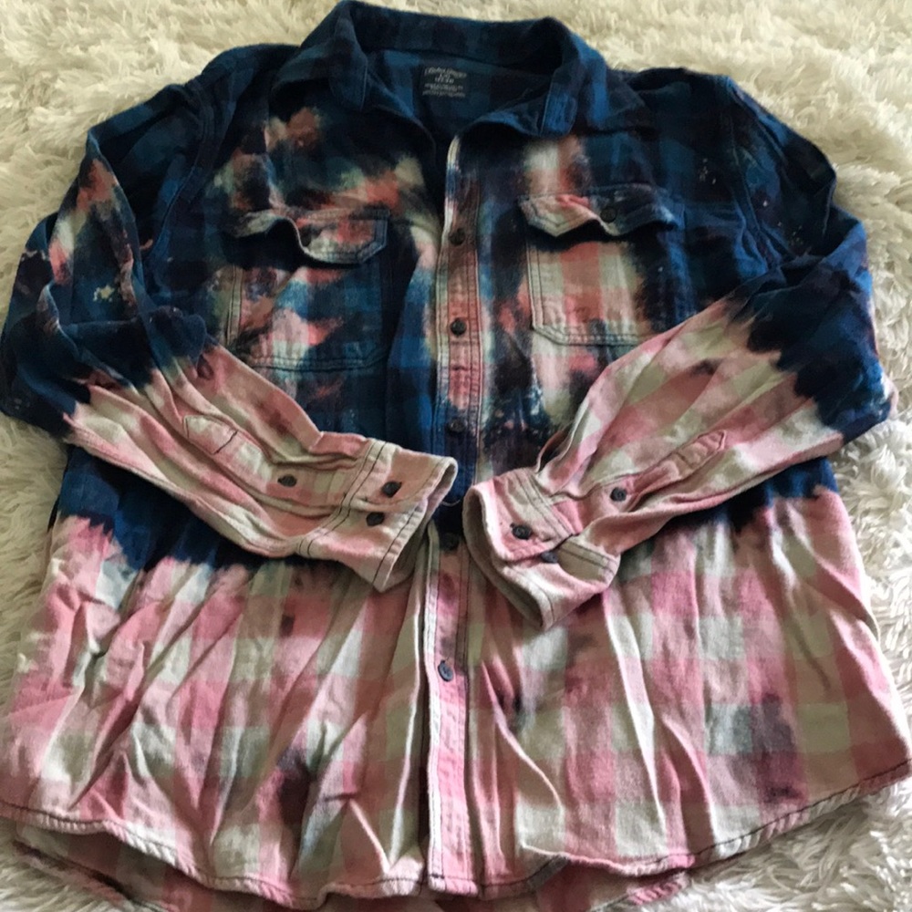 🍦4 for $12🍦Flannel || Bleached || Repurposed